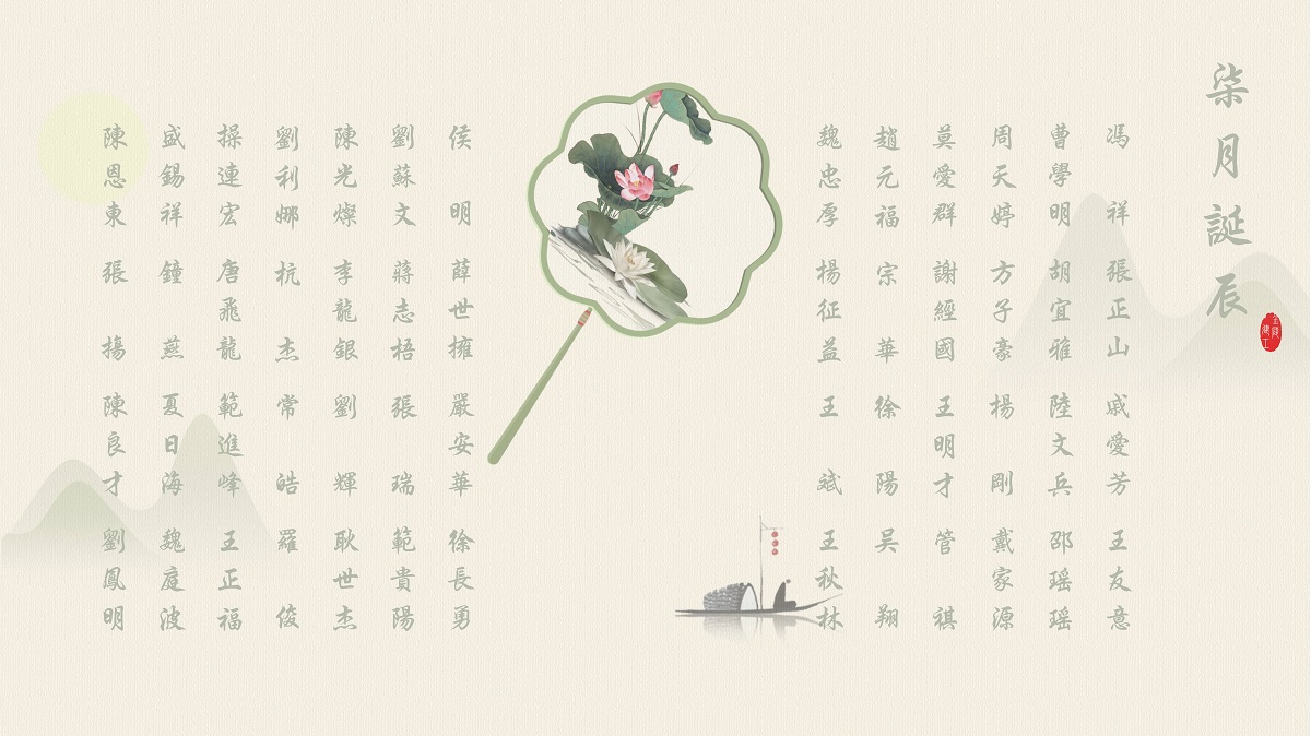 【生日祝?！抗ё?月生日的員工生日快樂！